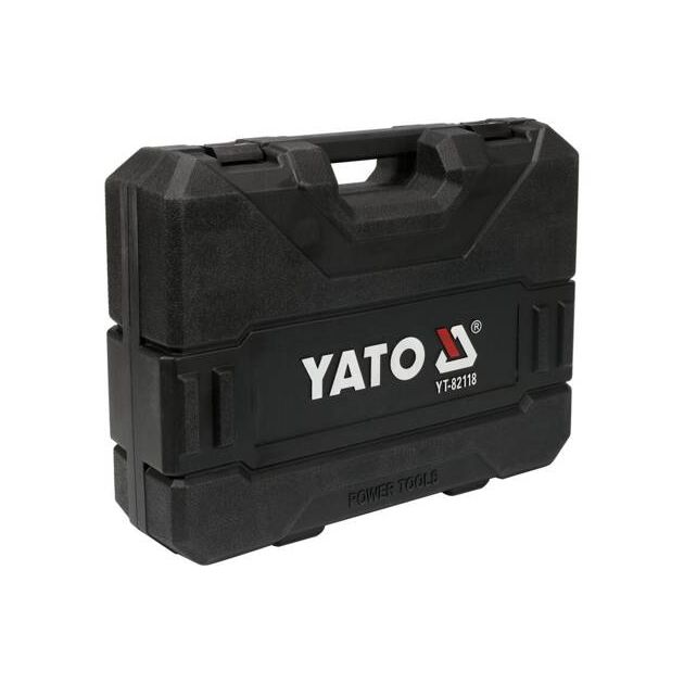 Перфоратор сетевой SDS+ YATO, 1100 Вт, 4.5 Дж, 35 мм, 3 свердла, 2 пики, фото , изображение 12 | SNABZHENIE.com.ua Перфоратор сетевой SDS+ YATO, 1100 Вт, 4.5 Дж, 35 мм, 3 свердла, 2 пики, фото , изображение 12 | SNABZHENIE.com.ua