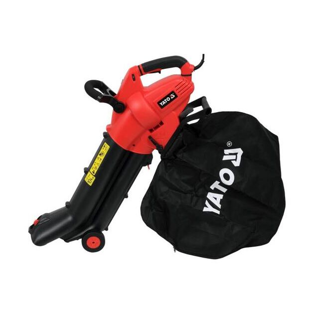 Порохотяг YATO 3кВт мережевий 230В з подрібнювачем, 10-16 м³/хв, 45л, фото , изображение 2 | SNABZHENIE.com.ua