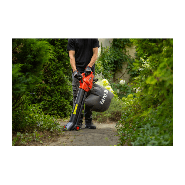 Порохотяг YATO 3кВт мережевий 230В з подрібнювачем, 10-16 м³/хв, 45л, фото , изображение 5 | SNABZHENIE.com.ua