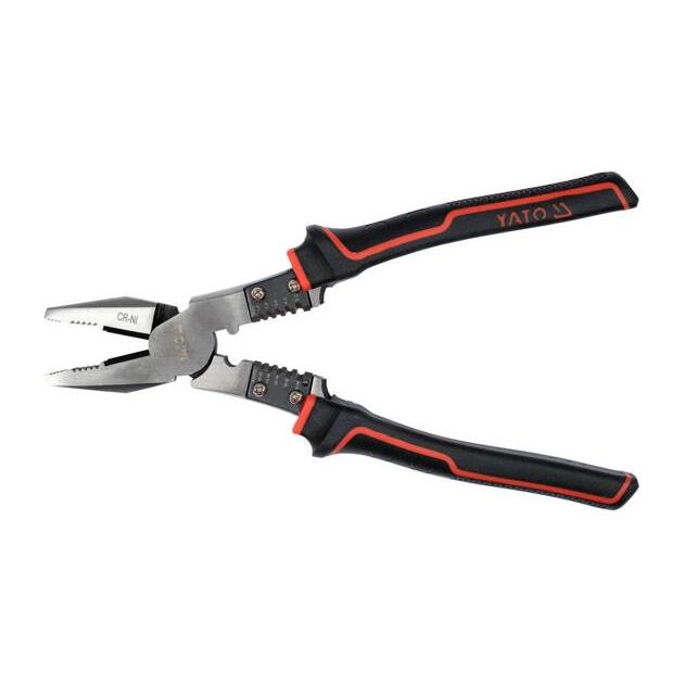 Плоскогубці комбіновані YATO 220 мм з ізольованими ручками, фото , зображення 3 | SNABZHENIE.com.ua