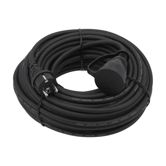 Кабель-подовжувач для будівельних робіт мережевий 230 В YATO, l= 30 м, струм 16 А, 3-жильний Ø=1,5 мм², фото , зображення 3 | SNABZHENIE.com.ua