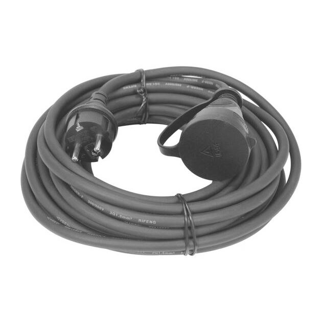 Кабель-подовжувач YATO 230 В, 10 м, 16 А, 3-жильний, Ø=1,5 мм², фото , изображение 3 | SNABZHENIE.com.ua