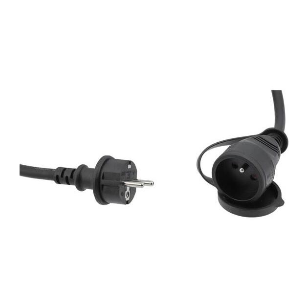 Кабель-подовжувач YATO для будівельних робіт, мережевий 230 В, l= 20 м, струм 16 А, 3-жильний Ø=1,5 мм², фото , зображення 5 | SNABZHENIE.com.ua