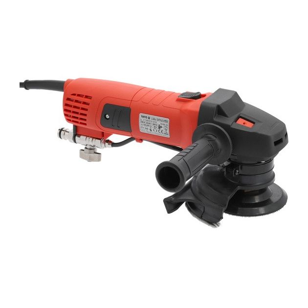 Полировальная машина YATO 1300 Вт, диск Ø100 мм, регулировка 1300-4200 об/мин, фото , изображение 2 | SNABZHENIE.com.ua