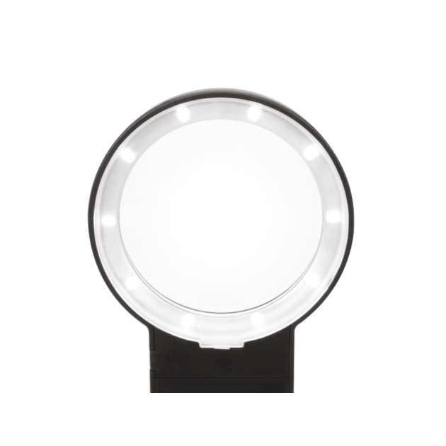 Лупа на штативе, ABS-пластик, 2 линзы 3x/45x, 125x160 мм, подсветка, фото , изображение 15 | SNABZHENIE.com.ua