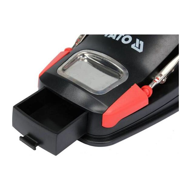 Лупа на штативе, ABS-пластик, 2 линзы 3x/45x, 125x160 мм, подсветка, фото , изображение 9 | SNABZHENIE.com.ua