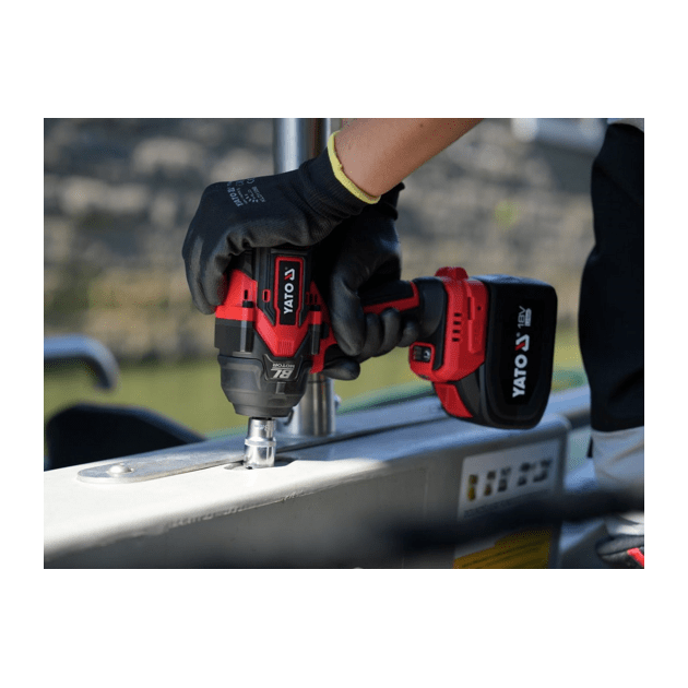 Гайковерт ударный аккумуляторный YATO 18 В, 1/2", 1200 Нм (БЕЗ АККУМ.), фото , изображение 10 | SNABZHENIE.com.ua