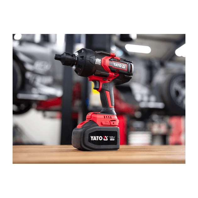 Гайковерт аккумуляторный YATO 18 В, 6 Ач, 2400 Нм, квадрат 3/4", фото , изображение 13 | SNABZHENIE.com.ua