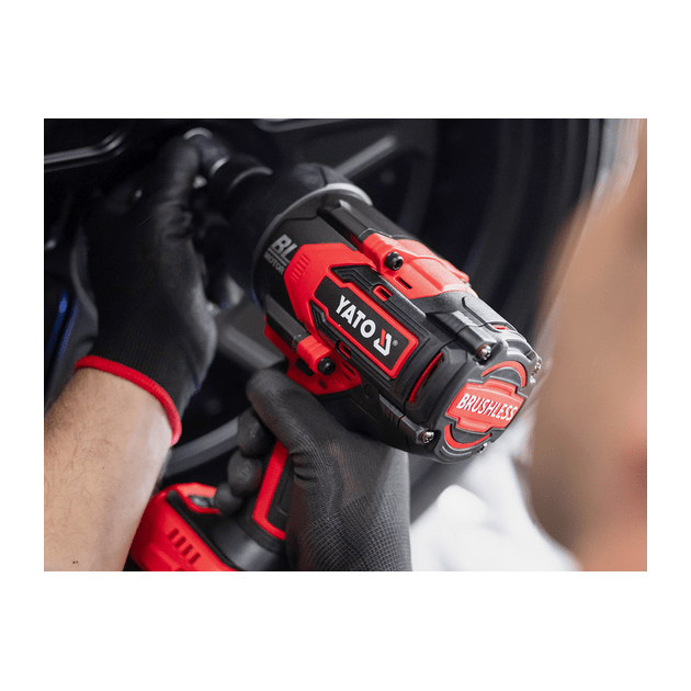 Гайковерт аккумуляторный YATO 18 В, 6 Ач, 2400 Нм, квадрат 3/4", фото , изображение 16 | SNABZHENIE.com.ua