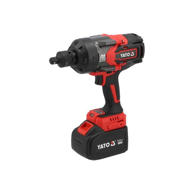 Гайковерт аккумуляторный YATO 18 В, 6 Ач, 2400 Нм, квадрат 3/4", фото , изображение 4 | SNABZHENIE.com.ua
