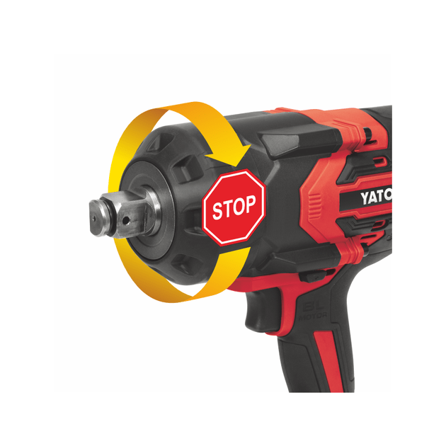 Гайковерт ударный аккумуляторный YATO 18 В, 3/4", 2400 Нм (БЕЗ АКУМУЛЯТОРА), фото , изображение 10 | SNABZHENIE.com.ua