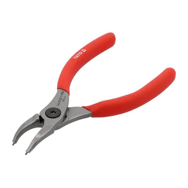 Щипці SEGERA для стопорних кілець YATO гнуті під 45°, стискні, l= 140 мм, розвід- 12-25 мм, фото , зображення 2 | SNABZHENIE.com.ua