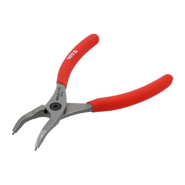 Щипці SEGERA YATO для стопорних кілець гнуті 45°, 180 мм, 19-60 мм, фото , изображение 2 | SNABZHENIE.com.ua