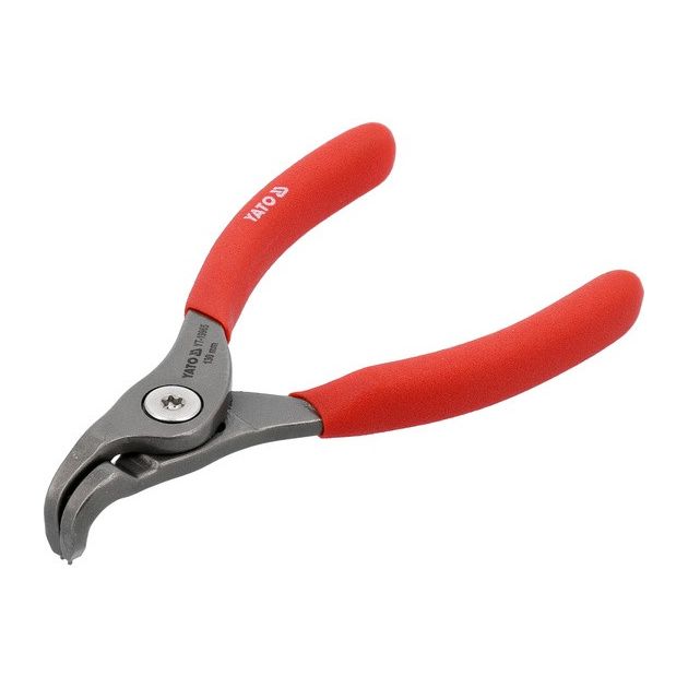 Щипці SEGERA для стопорних кілець YATO гнуті під 90° розтискні, l= 130 мм, розвід- 3-9 мм, фото , зображення 2 | SNABZHENIE.com.ua