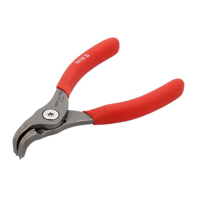 Щипці SEGERA YATO для стопорних кілець 130 мм, гнуті 90°, розвід- 10-25 мм, фото , изображение 2 | SNABZHENIE.com.ua