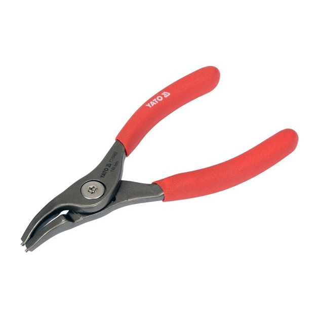 Щипці SEGERA YATO для стопорних кілець, гнуті 45°, 140 мм, 10-25 мм, фото , изображение 2 | SNABZHENIE.com.ua