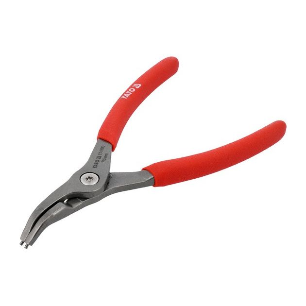 Щипці SEGERA для стопорних кілець YATO гнуті під 45° розтискні, l= 175 мм, розвід- 19-60 мм, фото , зображення 2 | SNABZHENIE.com.ua