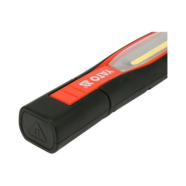 Лампа світлодіодна для майстерні YATO 3.7 В акумуляторна Li-Ion, 4 режими, 2 гачки, зарядка USB., фото , зображення 7 | SNABZHENIE.com.ua