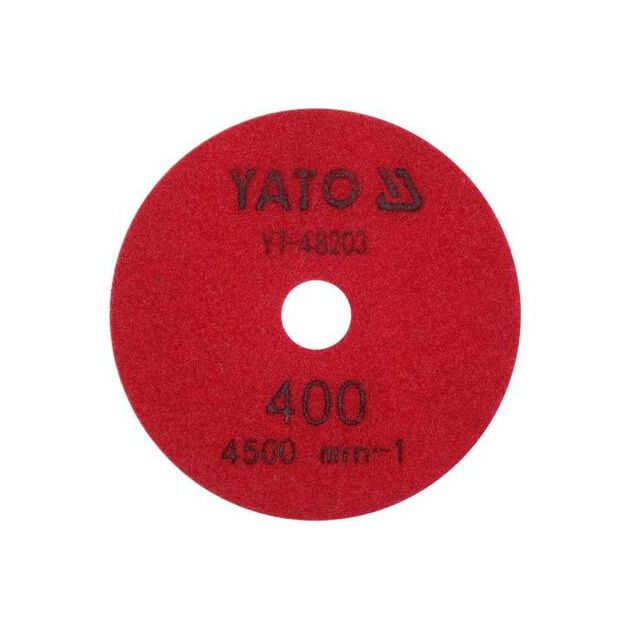 Алмазный шлифовальный круг YATO 100 мм, G400, до 4500 об/мин, для камня, фото , изображение 3 | SNABZHENIE.com.ua