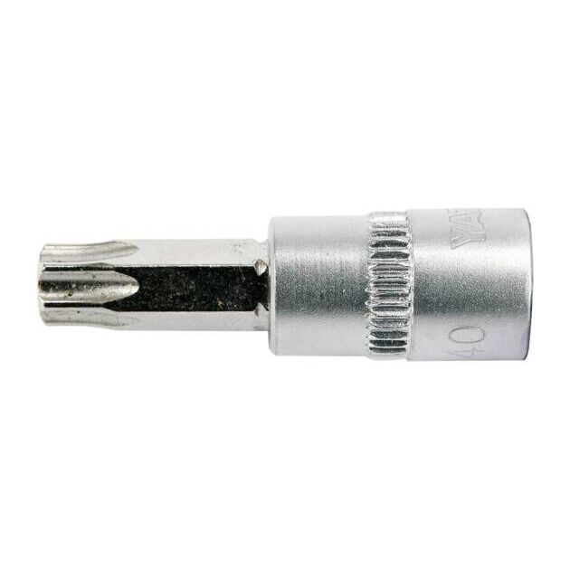 Головка торцевая TORX Т40, квадрат 1/4, 37 мм YATO (YT-04307), фото , изображение 3 | SNABZHENIE.com.ua Головка торцевая TORX Т40, квадрат 1/4, 37 мм YATO (YT-04307), фото , изображение 3 | SNABZHENIE.com.ua