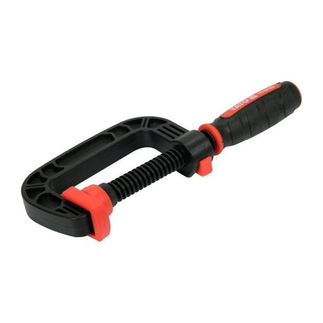 Струбцина YATO с винтовым зажимом, тип C, 50 мм, глубина 45 мм, фото , изображение 3 | SNABZHENIE.com.ua