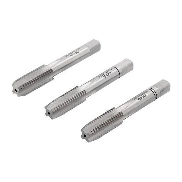Метчик YATO M12x1.75 мм, HSS М2, 75 мм, 3 шт (YT-2939), фото , изображение 3 | SNABZHENIE.com.ua