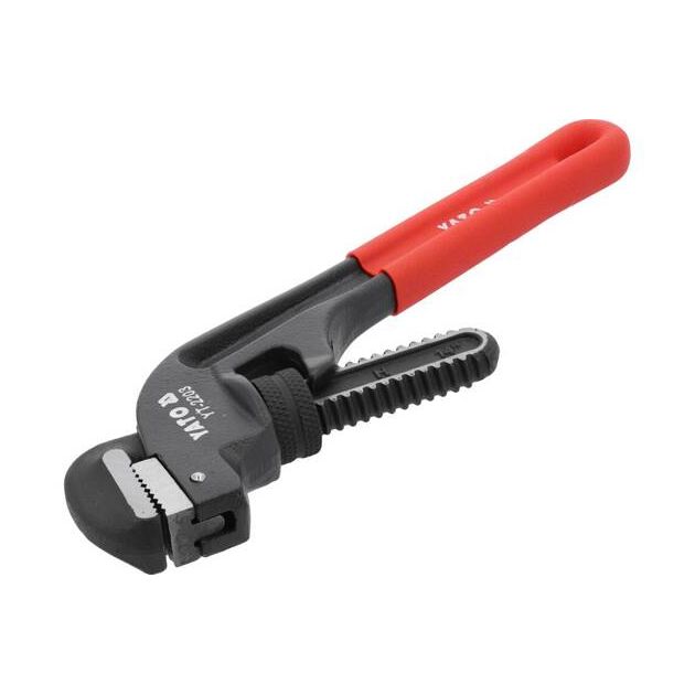 Ключ трубный YATO: L = 350 мм, ПВХ-покрытие, фото , изображение 3 | SNABZHENIE.com.ua