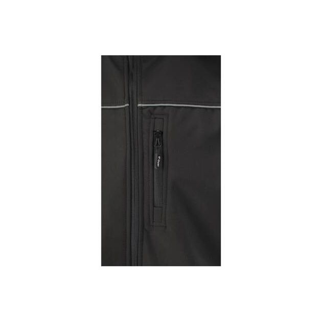 Куртка рабочая YATO SOFTSHELL XXL, черная, 3 кармана, 96% полиэстер, фото , изображение 9 | SNABZHENIE.com.ua