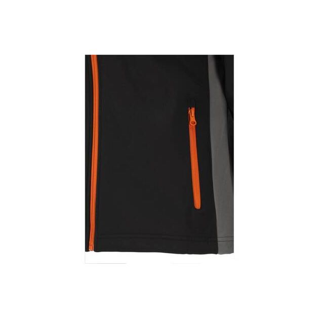 Рабочая куртка SOFTSHELL YATO M, черно-серая, 3 кармана, фото , изображение 11 | SNABZHENIE.com.ua