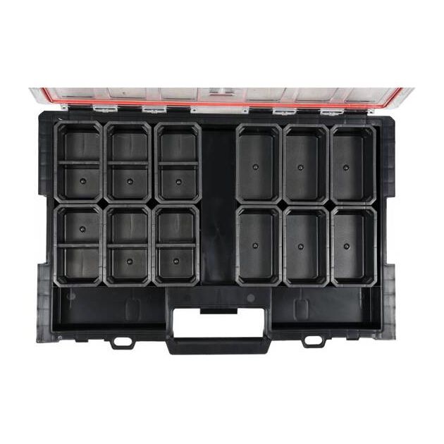 Органайзер з 12 знімними осередками YATO, 531x379x77 мм, пластиковий корпус, фото , зображення 5 | SNABZHENIE.com.ua Органайзер з 12 знімними осередками YATO, 531x379x77 мм, пластиковий корпус, фото , зображення 5 | SNABZHENIE.com.ua