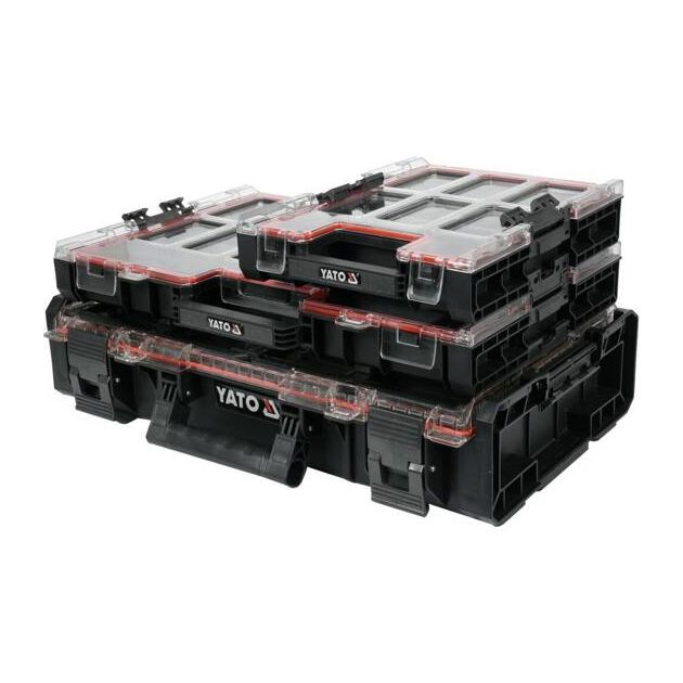 Органайзер з 12 знімними осередками YATO, 531x379x77 мм, пластиковий корпус, фото , зображення 9 | SNABZHENIE.com.ua Органайзер з 12 знімними осередками YATO, 531x379x77 мм, пластиковий корпус, фото , зображення 9 | SNABZHENIE.com.ua