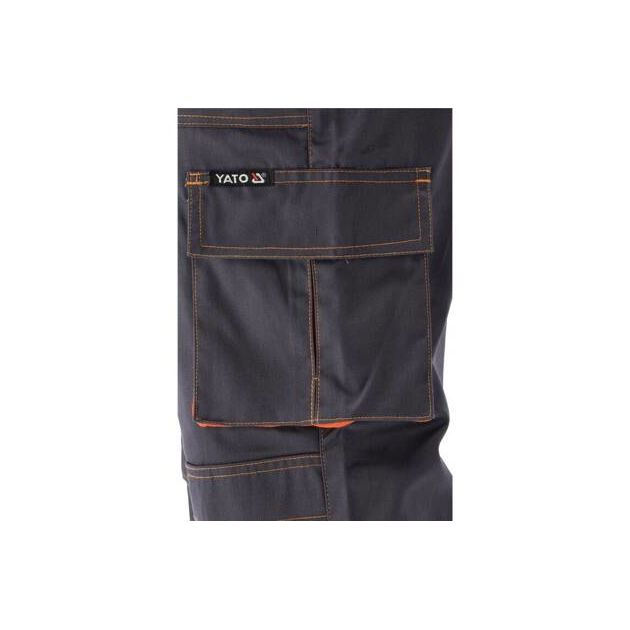 Брюки робочі YATO, розмір XXL, 65% поліестер, 35% бавовна (YT-80405), фото , зображення 13 | SNABZHENIE.com.ua