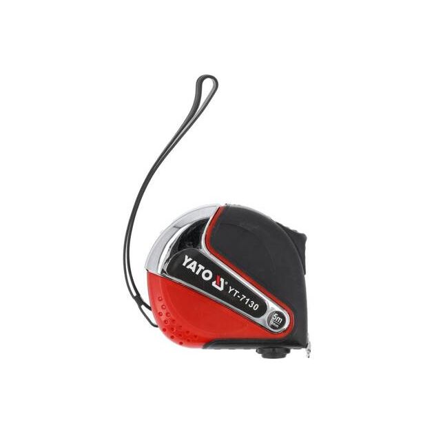 Рулетка зі сталевою лезою та магнітним наконечником 5 м х 19 мм YATO (YT-7130), фото , зображення 3 | SNABZHENIE.com.ua