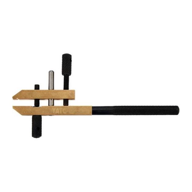 Лещата YATO латунно-стальные, губки 10 мм, развод 13 мм, YT-65085, фото , изображение 3 | SNABZHENIE.com.ua