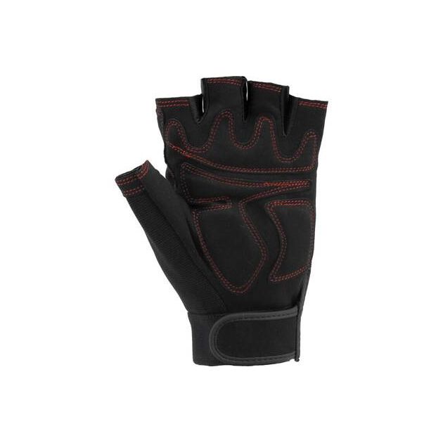 Перчатки рабочие черные открытые YATO, искусственная кожа, размер 10, фото , изображение 7 | SNABZHENIE.com.ua