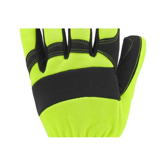 Перчатки рабочие YATO, искуственная кожа + синтетика, размер 9, фото , изображение 9 | SNABZHENIE.com.ua