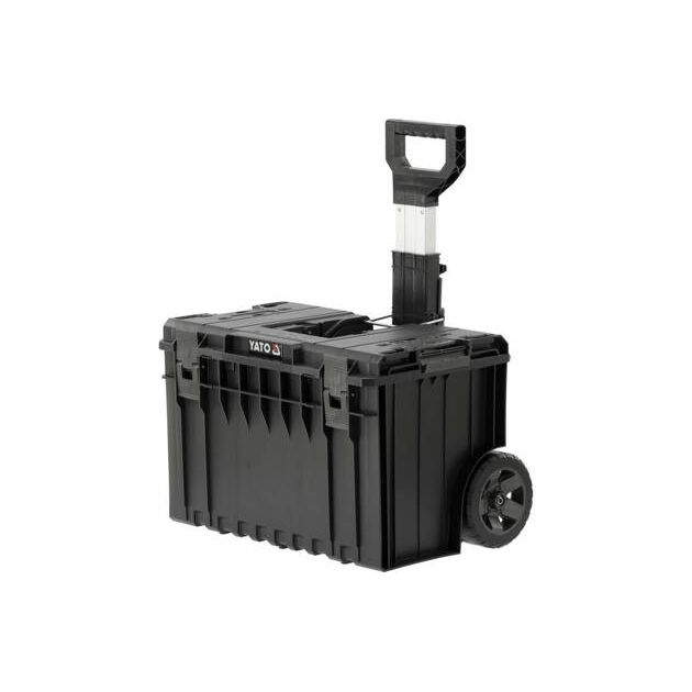 Ящик для инструментов YATO на 2-х колесах, 585x425x410 мм, пластик, фото , изображение 3 | SNABZHENIE.com.ua Ящик для инструментов YATO на 2-х колесах, 585x425x410 мм, пластик, фото , изображение 3 | SNABZHENIE.com.ua