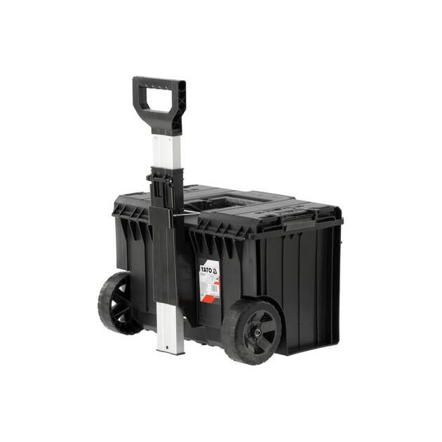 Ящик для инструментов YATO на 2-х колесах, 585x425x410 мм, пластик, фото , изображение 4 | SNABZHENIE.com.ua Ящик для инструментов YATO на 2-х колесах, 585x425x410 мм, пластик, фото , изображение 4 | SNABZHENIE.com.ua