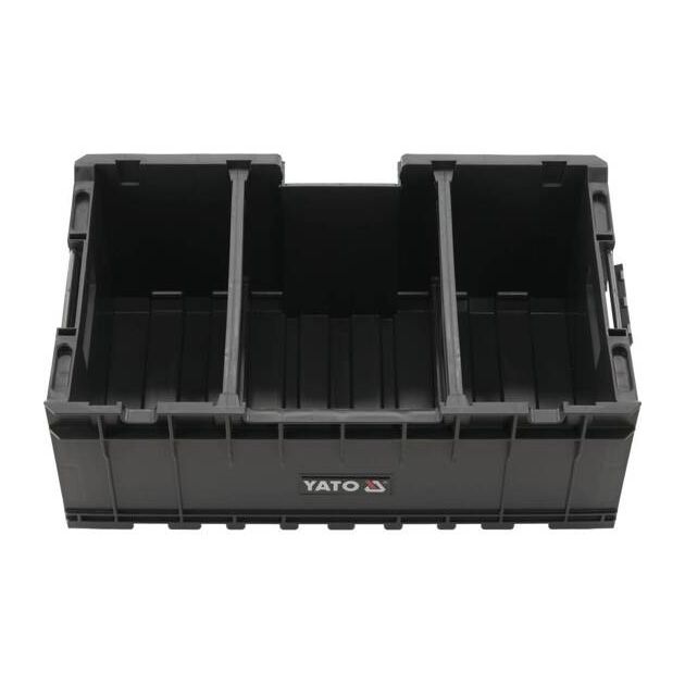 Ящик для інструментів YATO модульний YT-09166, 576х359х237 мм, з пластику, фото , зображення 7 | SNABZHENIE.com.ua