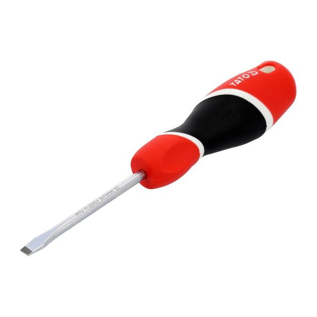 Отвертка плоска, 75 мм, шліц - 5 мм YATO (YT-25907), фото , зображення 3 | SNABZHENIE.com.ua