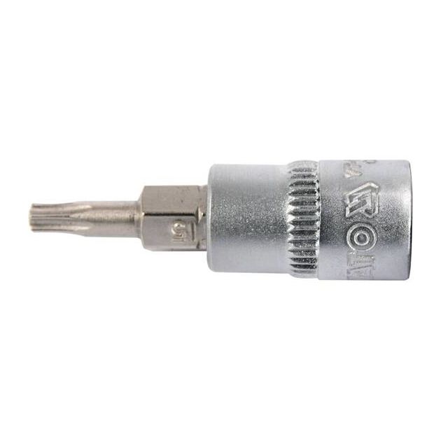 Головка торцевая TORX T15, квадрат 1/4, 37 мм YATO (YT-04303), фото , изображение 3 | SNABZHENIE.com.ua Головка торцевая TORX T15, квадрат 1/4, 37 мм YATO (YT-04303), фото , изображение 3 | SNABZHENIE.com.ua