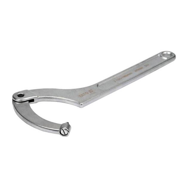 Ключ гаковий з носиком на шарн з округленим болтиком в діапаз. M=120-180мм YATO, Хр-Ван. L=470мм [5], фото , зображення 2 | SNABZHENIE.com.ua