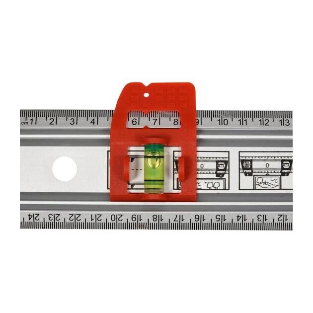 Лінійка алюмінієва з ручкою YATO 500 x 59 x 2 мм, 2 капсули (YT-70713), фото , зображення 5 | SNABZHENIE.com.ua