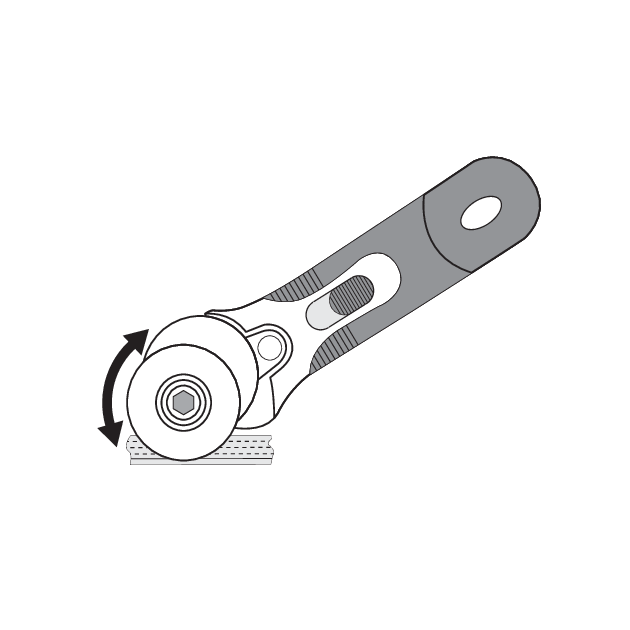 Нож YATO с выдвижным лезвием 45 мм, ручка TPR + ABS (YT-75360), фото , изображение 7 | SNABZHENIE.com.ua