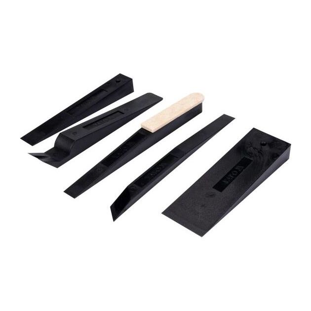 Клини для монтажа и демонтажа из нейлона YATO: l= 190 и 245 мм, 5 шт., фото , изображение 2 | SNABZHENIE.com.ua