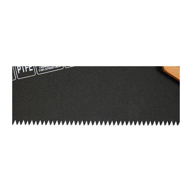 Ножівка по дереву YATO 400 мм, 7 зубів, полотно 1 мм, PTFE, фото , изображение 3 | SNABZHENIE.com.ua