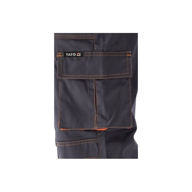 Рабочие брюки YATO XXXL, 65% полиэстер, 35% хлопок (YT-80406), фото , изображение 13 | SNABZHENIE.com.ua