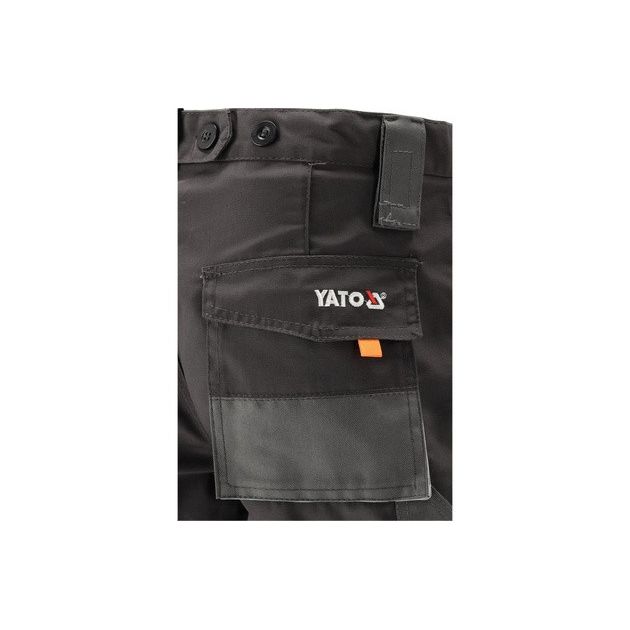 Рабочие брюки YATO, размер L/XL, 65% полиэстер, 35% хлопок, фото , изображение 13 | SNABZHENIE.com.ua