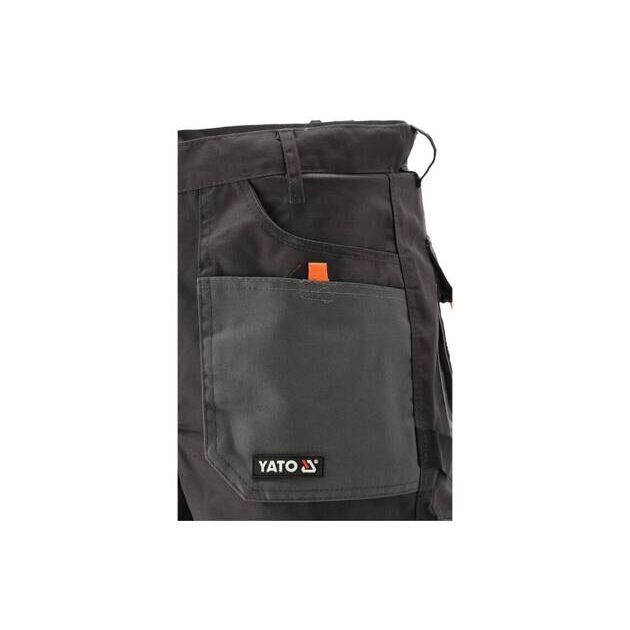 Рабочие штаны YATO XL, 65% полиэстер, 35% хлопок, фото , изображение 11 | SNABZHENIE.com.ua