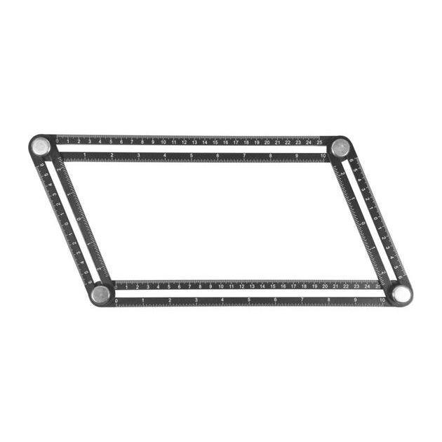 Шаблон-линейка для переносу вимірів YATO 250 х 120 мм, алюмінієва (YT-70880), фото , зображення 2 | SNABZHENIE.com.ua Шаблон-линейка для переносу вимірів YATO 250 х 120 мм, алюмінієва (YT-70880), фото , зображення 2 | SNABZHENIE.com.ua